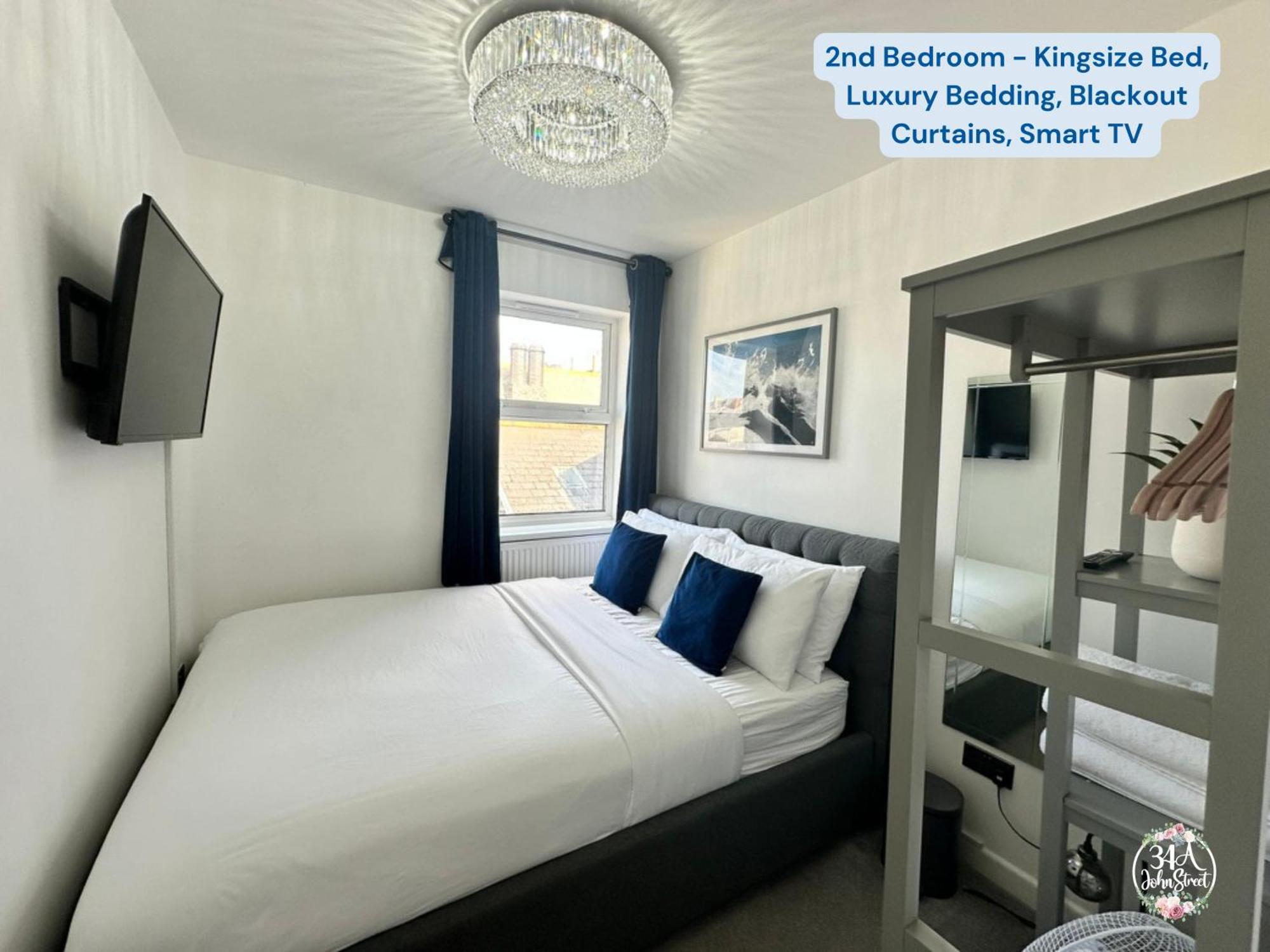 Coastal Retreat Town Centre Entire Property, Very Close To Sea & Restaurants, 2 King Size Beds Apartamento *